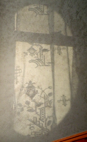 Reflection of the Formosa Lace Curtains on a Wall