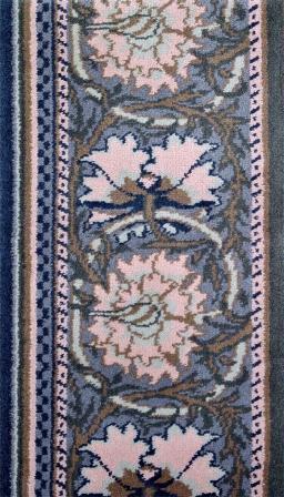 Poppy Border (Blue & Sage)