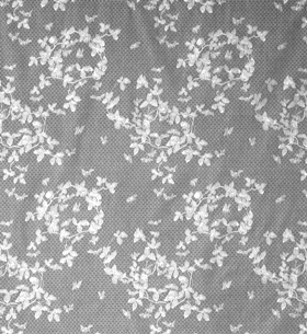 Detail of Honeybee Lace Curtain