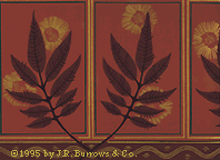 Persis Frieze Red pattern