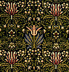 Tulip and Lily rug pattern